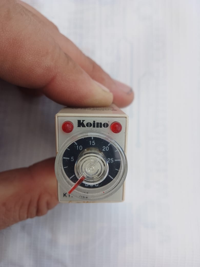 Koino KTM-3M Analog Timing Relay AC220V 1.5A KTM3M 0-30 Sec Kun Hung New - Image 2