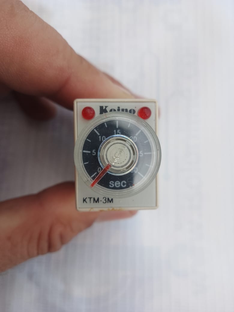 Koino KTM-3M Analog Timing Relay AC220V 1.5A KTM3M 0-30 Sec Kun Hung New - Image 4