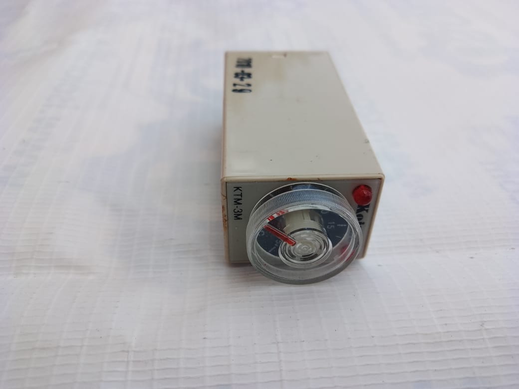 Koino KTM-3M Analog Timing Relay AC220V 1.5A KTM3M 0-30 Sec Kun Hung New - Image 10
