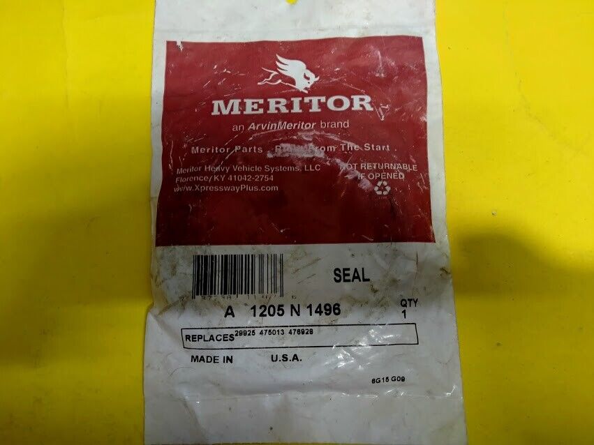 Meritor A1205 N 1496 Oil Seal A-1205-N-1496 Replaces 29925 475013 476928 New