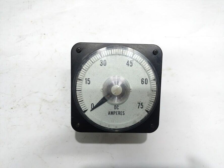 Yokogawa 103121CAPB7/P 0-75 DC Amperes Panel Meter M&1 Marine Store Spare - Image 2