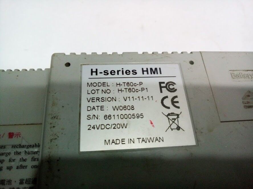 H-T60C-P Ver. V11-11-11 Bios Ver. 1.1 Beijer HT60 H Series HMi *Selling as is - Image 6