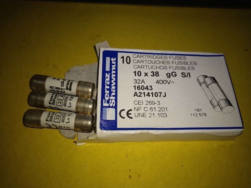 Ferraz Shawmut A214107J/16043 Fuse 32A 400V A214107J16043 box of 10 - Image 2