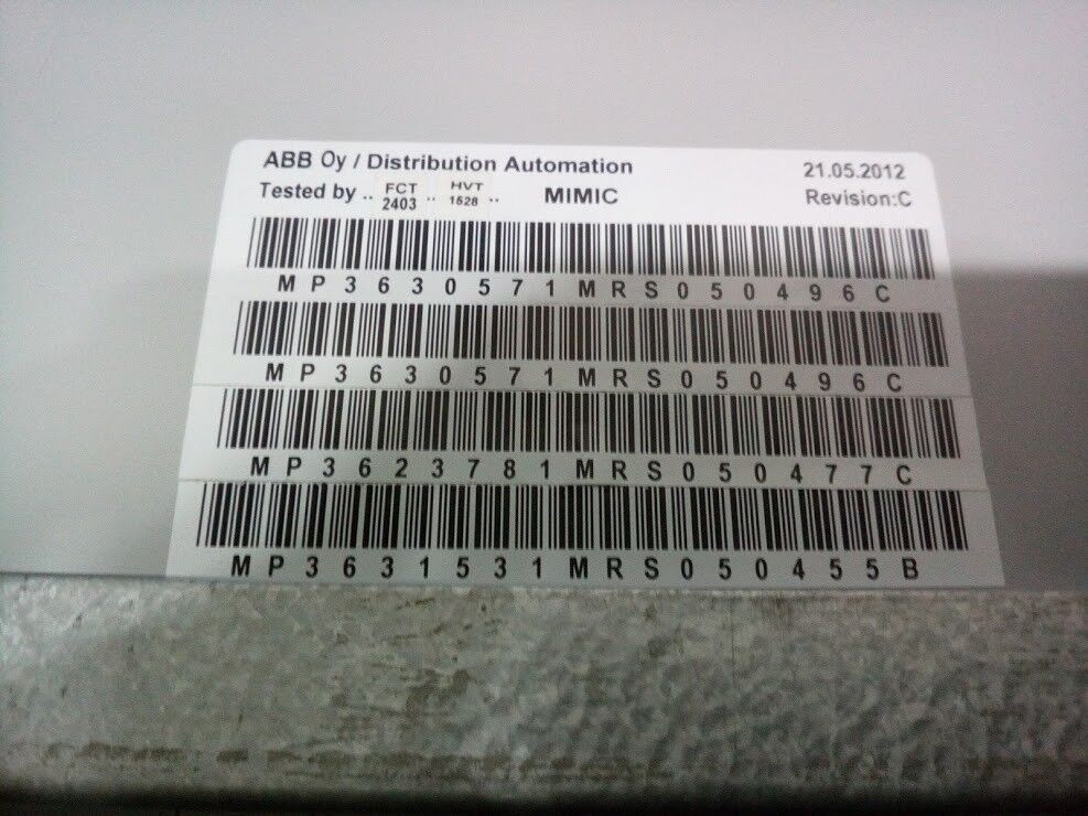 New ABB Oy / Distribution Automation 1MRS050496 Rev C Display Module With Cable - Image 9