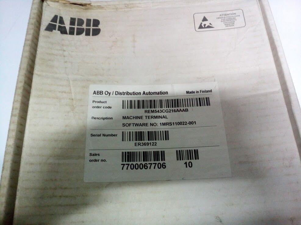 New ABB Oy / Distribution Automation 1MRS050496 Rev C Display Module With Cable - Image 5