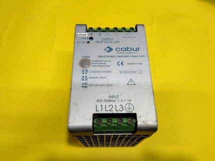 Cabur XCSG500C High Efficiency Switching Power Supply 400-500 Vac