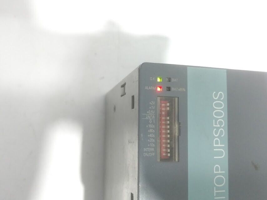 Siemens Sitop UPS500S 6EP1933-2EC41 Q6C0 DC 24V/15A Power Supply 6EP19332EC41 - Image 4