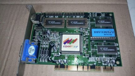 ExpertColor DSV3365 S3 Virge 86C325 2MB SDV3365V2 M70-02 PCI VGA Card for Indust