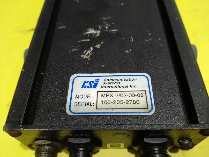 CSi MBX-2 Radio Beacon Receiver MBX-2/02-00-08 Communicaion System Industrial In - Image 6