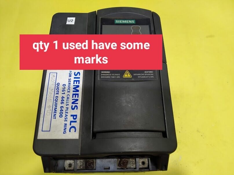 Siemens 6SE6420-2AD22-2BA0 Micromaster 420 issue B10/1.05 item no. 1790L063A - Image 7
