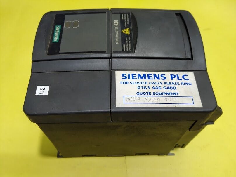 Siemens 6SE6420-2AD22-2BA0 Micromaster 420 issue B10/1.05 item no. 1790L063A
