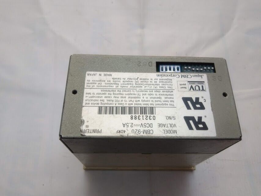 TUV CMB Corporation CBM-920 40RF Printer 5VDC CBM920 - Image 10