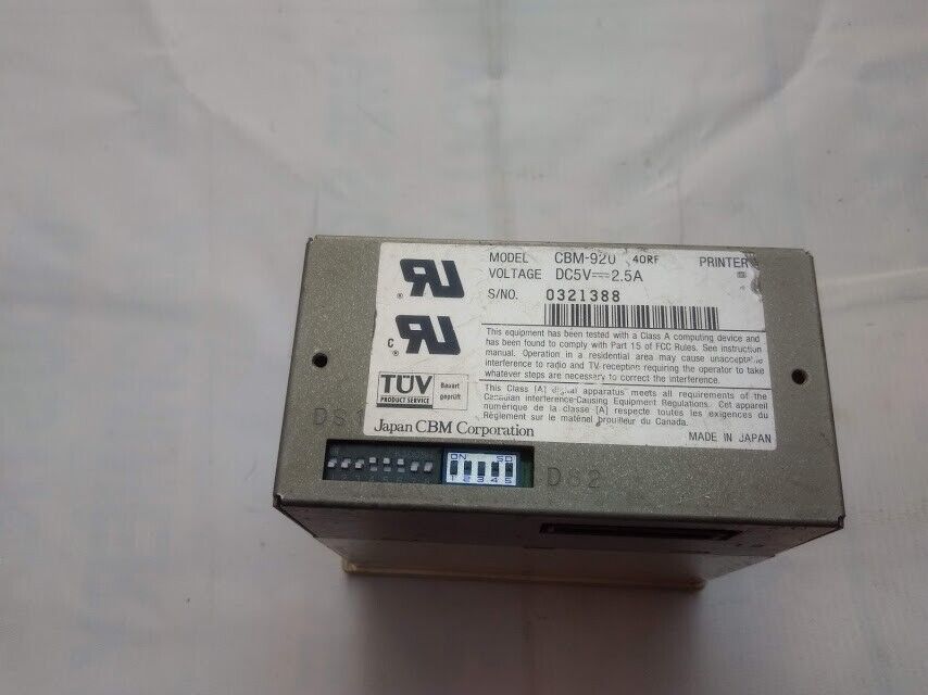 TUV CMB Corporation CBM-920 40RF Printer 5VDC CBM920 - Image 7