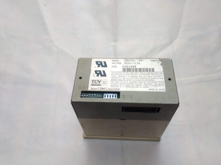 TUV CMB Corporation CBM-920 40RF Printer 5VDC CBM920 - Image 6