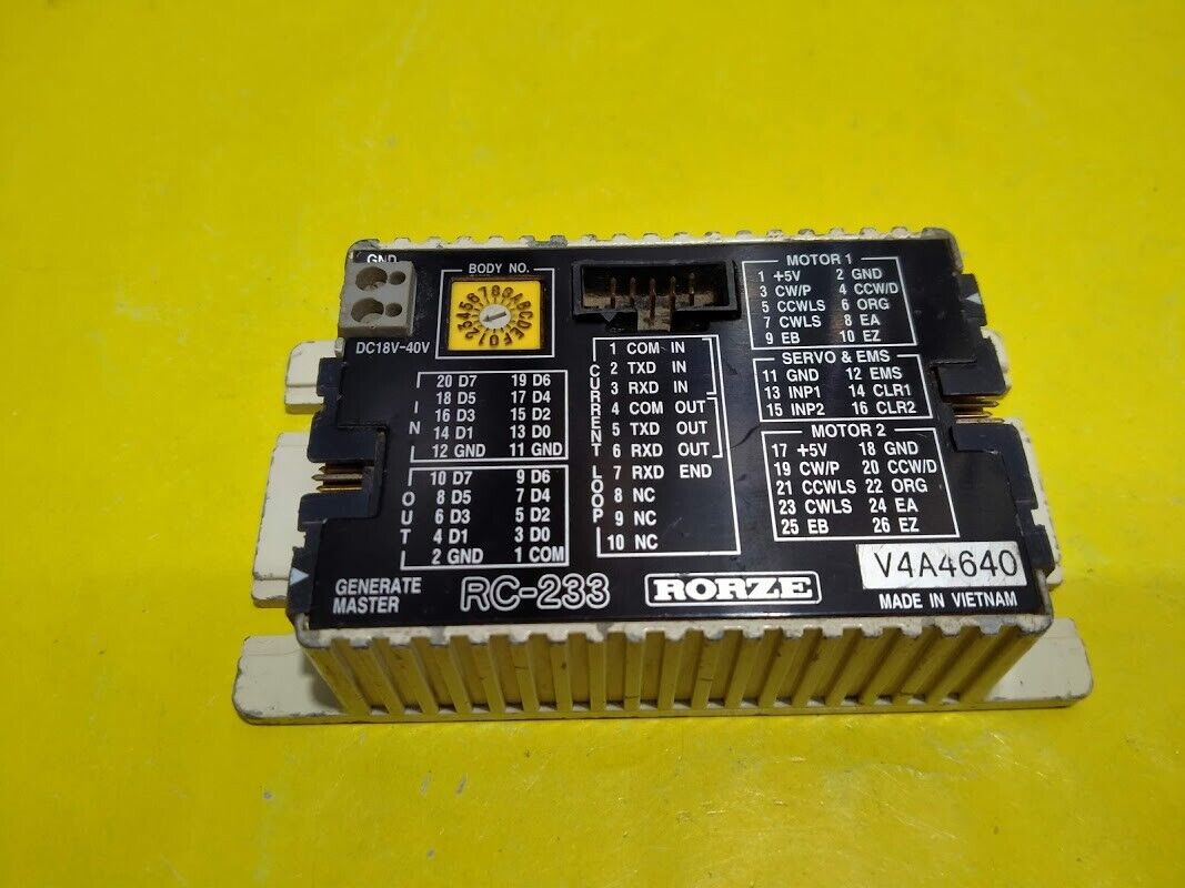 RORZE RC-233 ver 1.20 servo and stepper generate master
