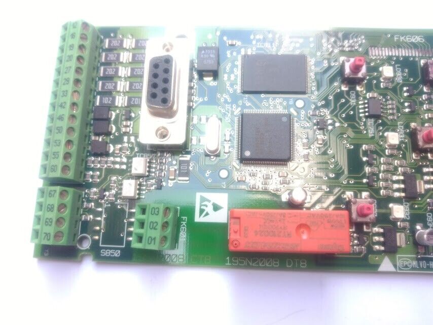 Danfoss 195N2131 195N2008 DT8 Control Board With Front Panel For VLT2800 - Image 9