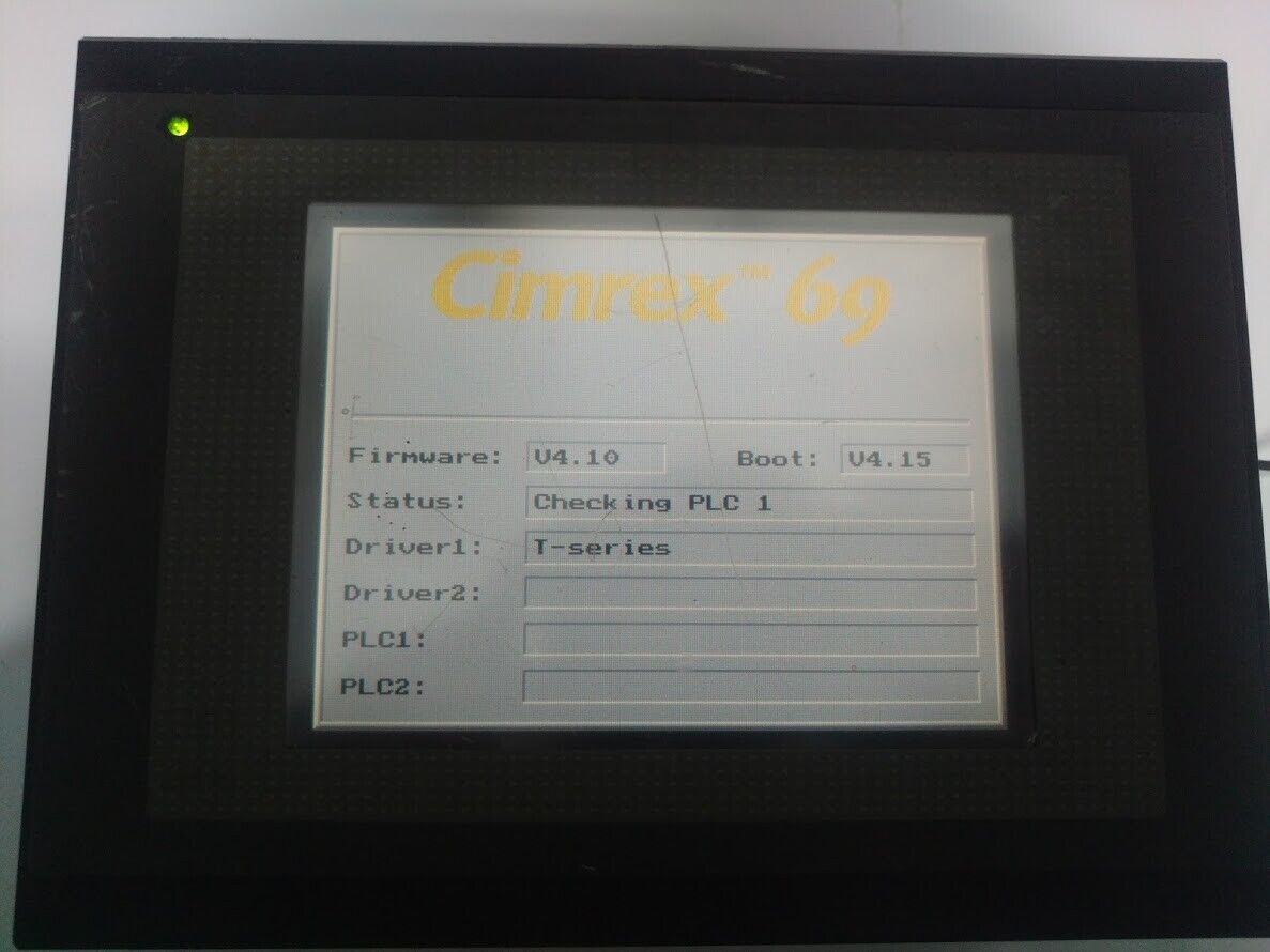 Beijer Cimrex 69T Firmware V4.10 Boot V4.15 Type 04416B HMi Touch Screen