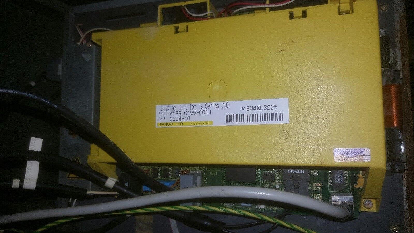 Fanuc CNC Panel A02B-0281-D517 HMI 180is-IB A13B-0195-C013 Win CE A87L-0001-0173 - Image 5