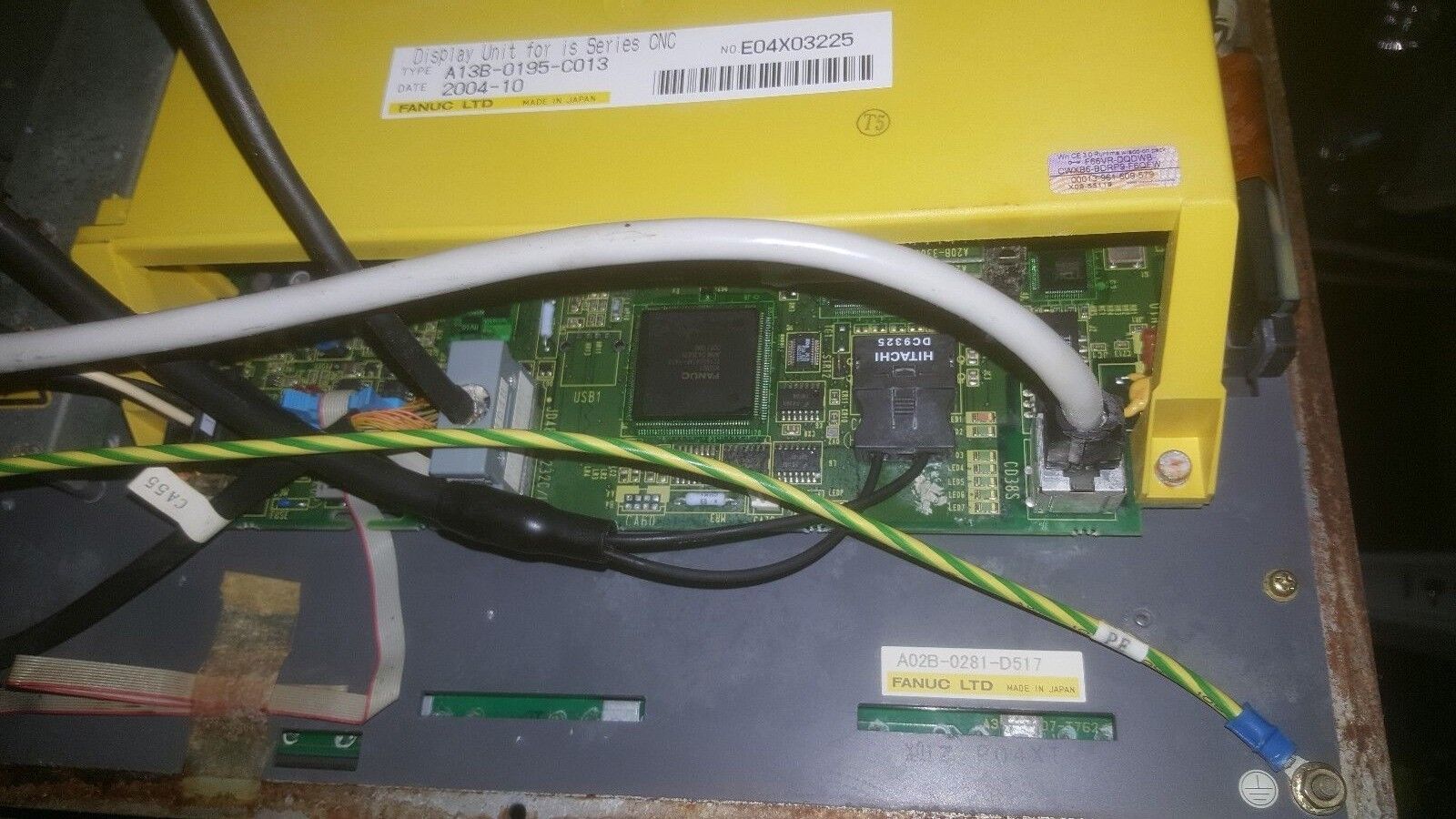 Fanuc CNC Panel A02B-0281-D517 HMI 180is-IB A13B-0195-C013 Win CE A87L-0001-0173 - Image 4