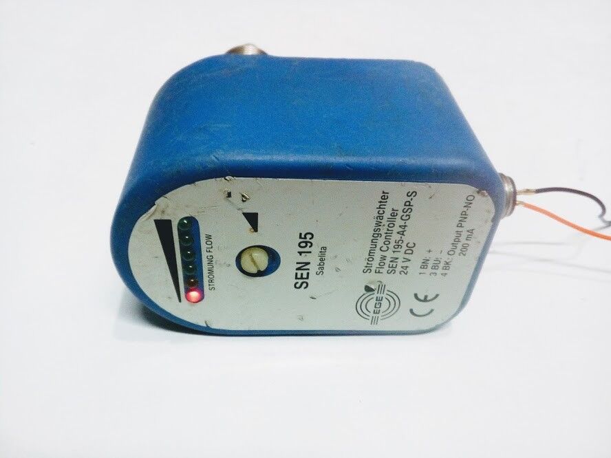 EGE SEN 195-A4-GSP-S Flow Controller SEN 195 Sabelita Stromung Flow 1954AGSPS - Image 5