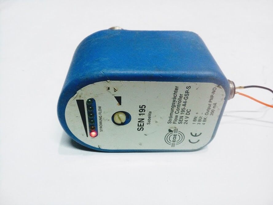 EGE SEN 195-A4-GSP-S Flow Controller SEN 195 Sabelita Stromung Flow 1954AGSPS - Image 2