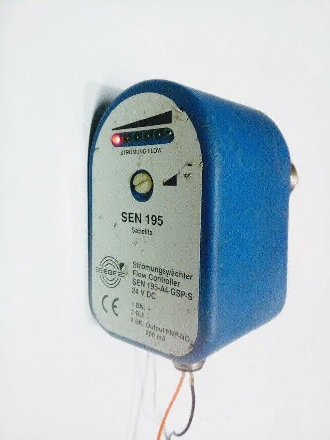 EGE SEN 195-A4-GSP-S Flow Controller SEN 195 Sabelita Stromung Flow 1954AGSPS