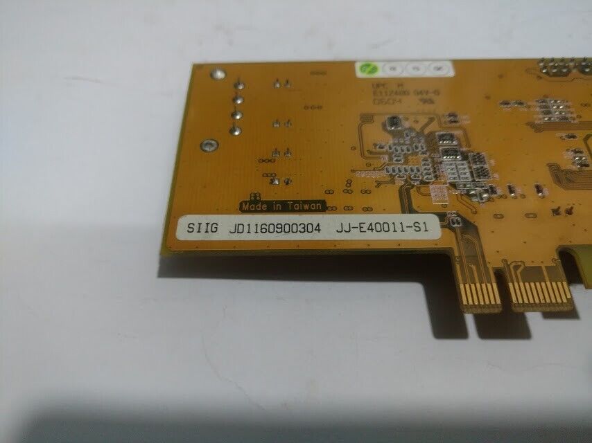SIIG Cyber Pro PO81-0142X SIIG JJ-E40011-S1 JD1160900304 PCI CARD - Image 8