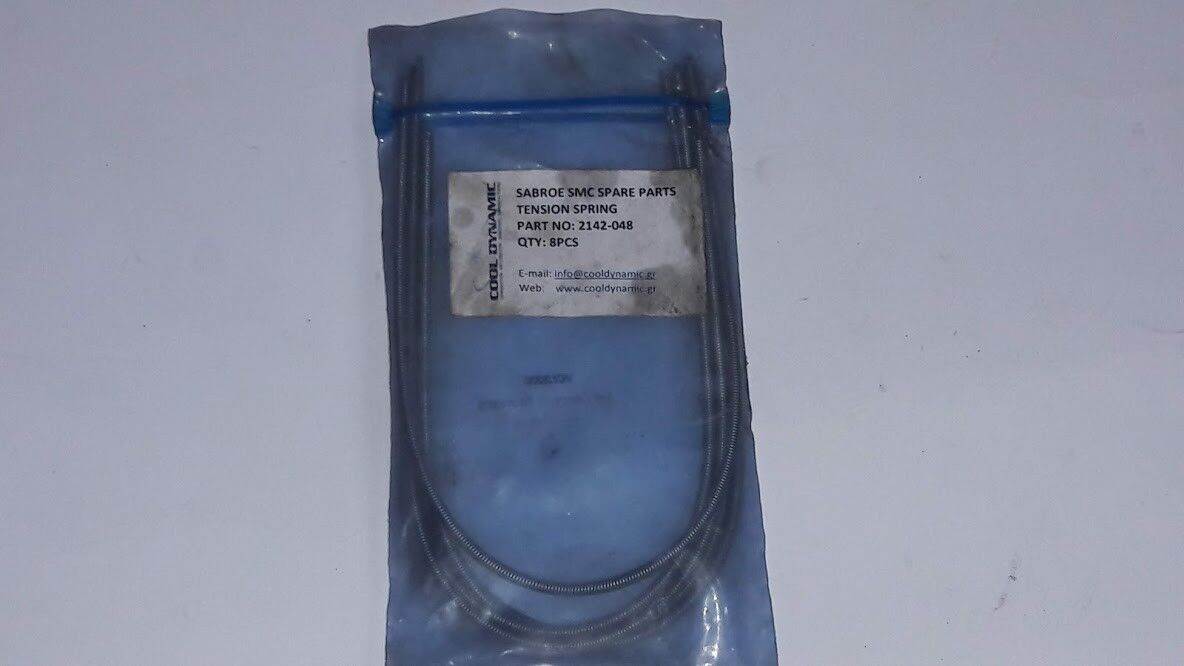 Cool Dynamic Sabroe SMC Spare Parts Tension Spring 2142-048 lot 5 New Marine Sto - Image 3