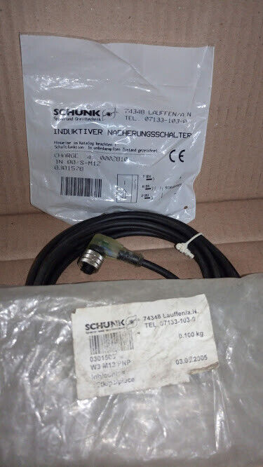 Schunk IN 80/S-M12 Inductive proximity scarf Ter 80SM12 - Image 2