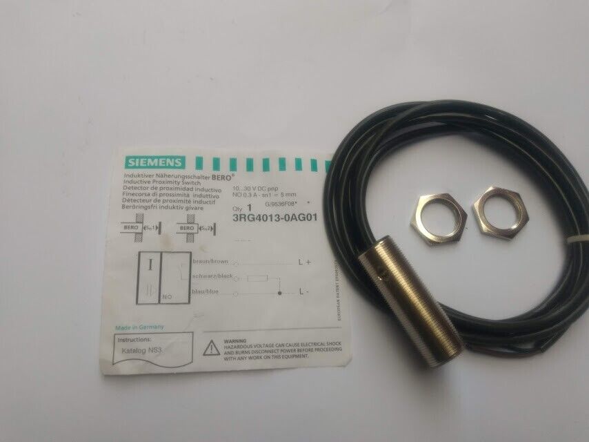 Siemens 3RG4013-0AG01 Inductive Proximity Switch 3RG40130AG01 New - Image 2