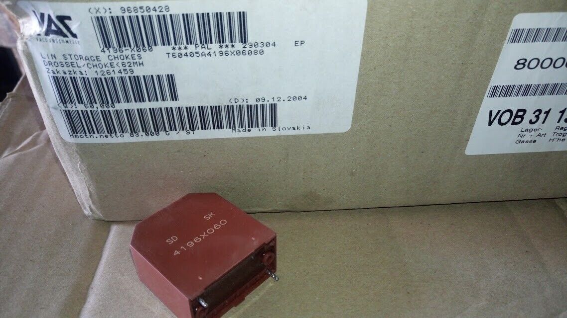 Vacuumschmelze Line Storage Chokes Drossel/Choke 4196-X060 T60405A4196X06080