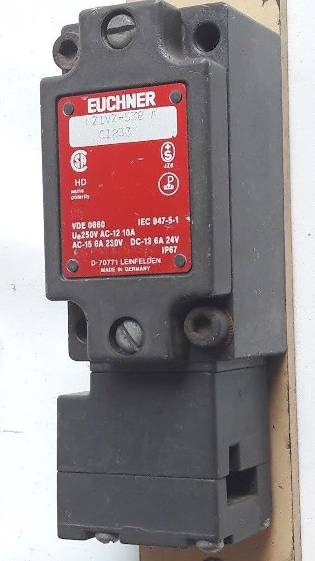 Euchner NZ1-VZ-538A Safty Switch 250V AC-12 10A