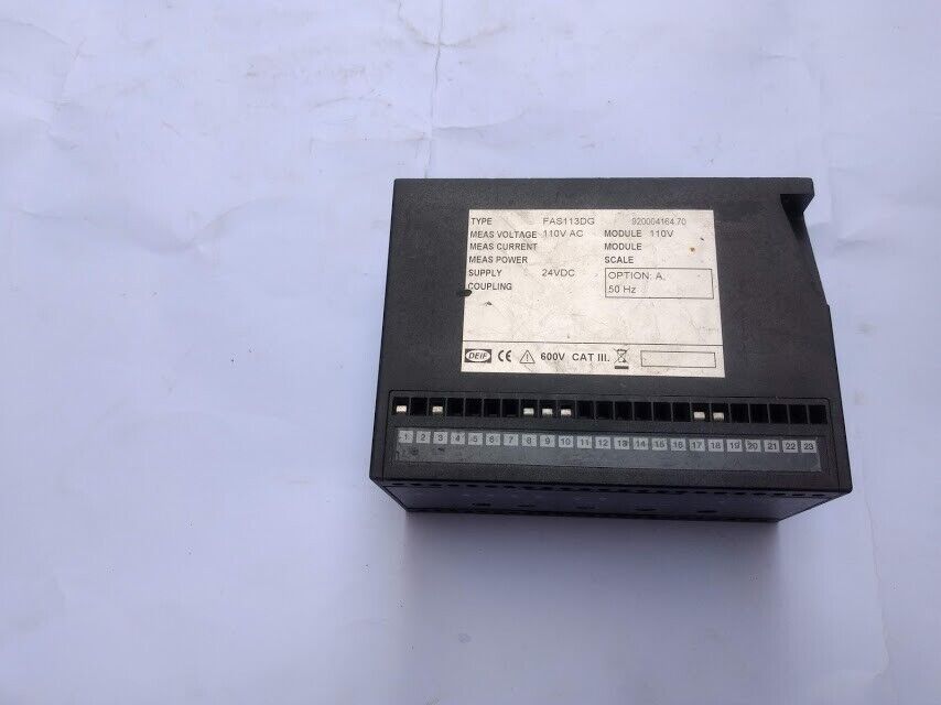 Deif FAS-113DG Generator Set Synchronizer FAS113DG 110VAC - Image 9