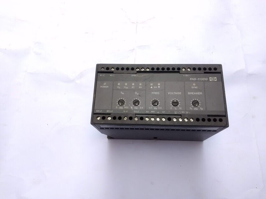Deif FAS-113DG Generator Set Synchronizer FAS113DG 110VAC