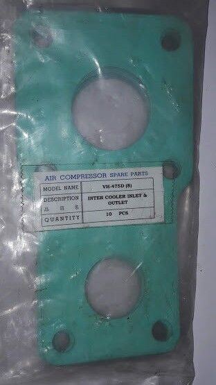 TANABE Air Compressor spare parts VH-475D inter cooler inlet & outlet set of 10