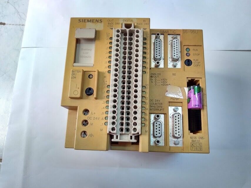 Siemens Simatic S5 6ES5 095-8MC01 Plc Programmable Controller Module 6ES50958MC0 - Image 2