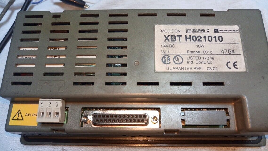 Telemecanique XBT H021010 V2.1 Modicion Squre D XBT-HPEHM V2.1 - Image 2