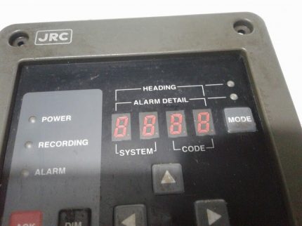 JRC NCG-169 VDR Operation Panel H-7PCJD02203 NCG169
