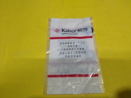 Kalrez 4079 AS-568A-112 O-Ring compound: 4079 Kalrez perfluoroelastomer parts