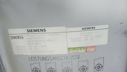 Siemens 6RA 2475-6DV62-0 D420/200 Mreq-GeGF6V62-4A Compact Converter DC Drive