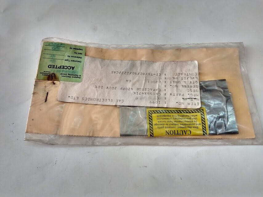 CK05BX471K Capacitor 470PF 200V 10% CK05BX471K CAE Electronics LTD New - Image 4