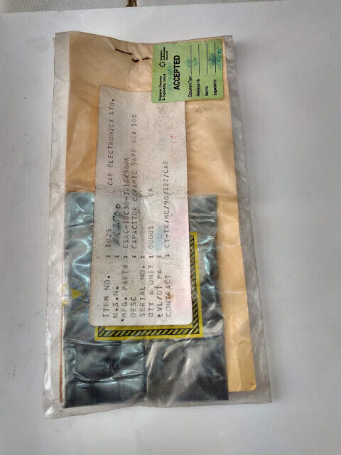 CSRC-10C30-101G/560K Capacitor Ceramic 56PP 50V 10% CAE Electronics LTD New - Image 3