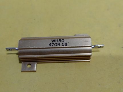TT Electronics WH50 470R aluminium housed wiresound resistors New