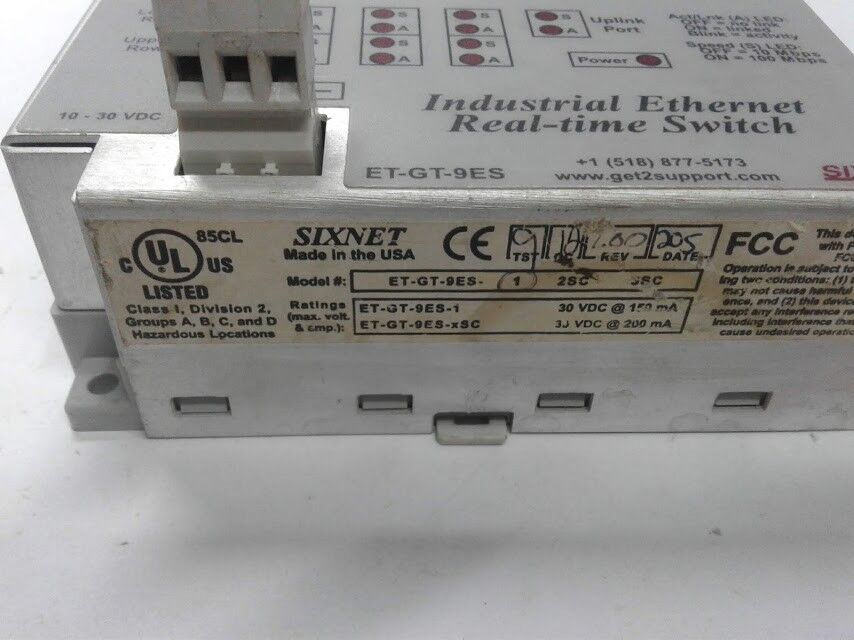 EtherTrak ET-GT-9ES Industrial Ethernet Real-Time Switch Sixnet - Image 6