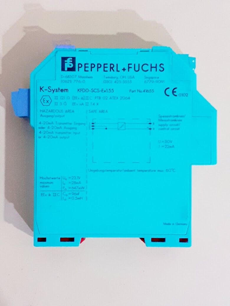 Pepperl+Fuch KFDO-SCS-Ex1.55 Part No 41655 Barrier KFDOSCSEx155 - Image 5