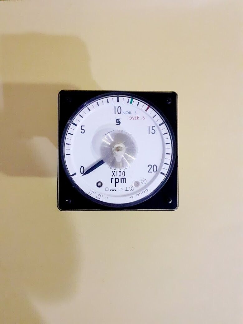 Shinko Toko Reiki Type DVF-11 X100 rPm CD110319 FS 3mA Pressure Gauge