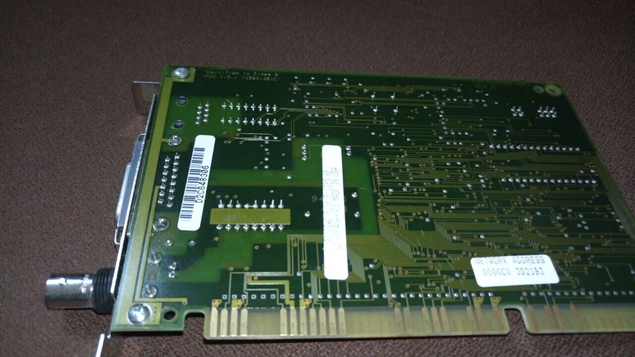 SMC network 61-600406-003 assy 60-600406-002 Rev. A SMC ISA Network card - Image 3