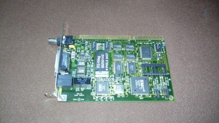 SMC network 61-600406-003 assy 60-600406-002 Rev. A SMC ISA Network card