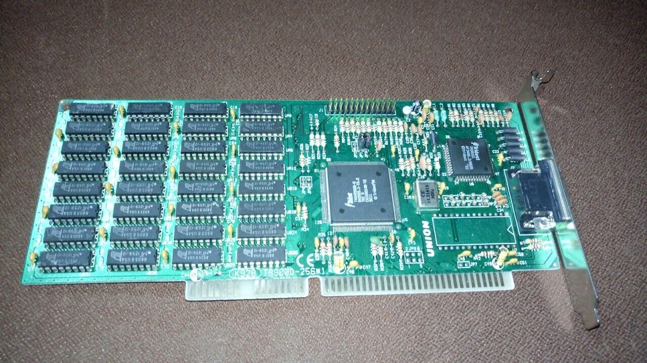 Union/Trident ISA VGA T8900D-256*1 TVGA bios C4.5 1024K 32bit isa VGA - Image 2
