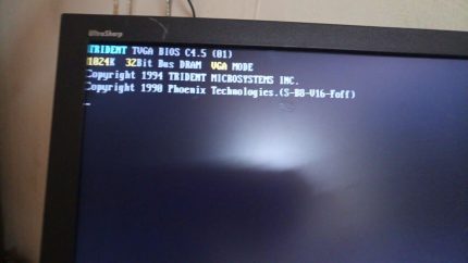 Union/Trident ISA VGA T8900D-256*1 TVGA bios C4.5 1024K 32bit isa VGA